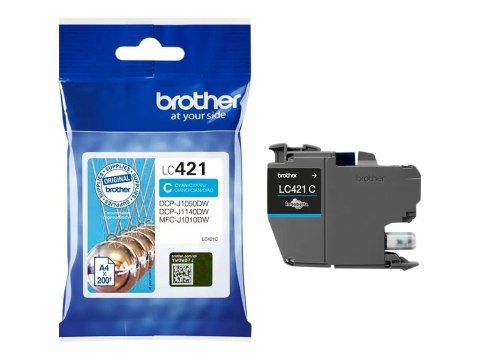 Brother LC421C Ink Cartridge Cyan Brother LC421C Ink Cartridge Cyan