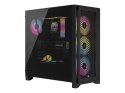 Corsair | Obudowa PC ze szkła hartowanego | iCUE 4000D RGB AIRFLOW | Okno boczne | Czarny | Mid-Tower | Zasilacz w zestawie Nie