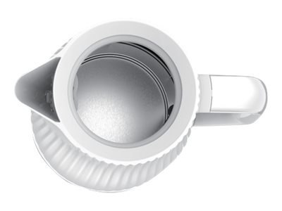 Czajnik elektryczny TEFAL KO250130 o mocy 2400 W i pojemności 1.7 L - plastikowy, biały kociołek z obrotową podstawą 360°. Czajnik elektryczny TEFAL KO250130 o mocy 2400 W i pojemności 1.7 L - plastikowy, biały kociołek z obrotową podstawą 360°.