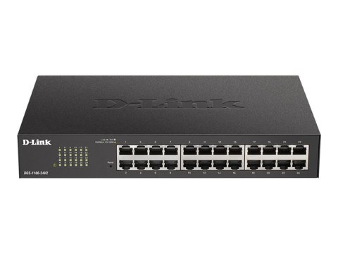 D-Link | Smart Switch | DGS-1100-24V2 | Zarządzany | Desktop | Porty 1 Gbps (RJ-45) ilość 24 | Typ zasilania 100 do 240 V AC, 50 D-Link | Smart Switch | DGS-1100-24V2 | Zarządzany | Desktop | Porty 1 Gbps (RJ-45) ilość 24 | Typ zasilania 100 do 240 V AC, 50