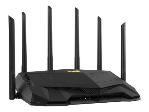 Dwuzakresowy Gigabitowy Router WiFi6 | TUF Gaming AX6000 | 802.11ax | 1148+4804 Mbit/s | 10/100/1000 Mbit/s | Porty Ethernet LAN Dwuzakresowy Gigabitowy Router WiFi6 | TUF Gaming AX6000 | 802.11ax | 1148+4804 Mbit/s | 10/100/1000 Mbit/s | Porty Ethernet LAN