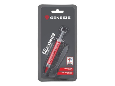 Genesis | Silicon 850 | Pasta Termoprzewodząca | Szara Genesis | Silicon 850 | Pasta Termoprzewodząca | Szara