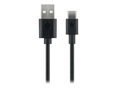 Kabel USB 2.0 Goobay 59122 (USB-C™ do USB A), czarny | Goobay | USB-C do USB-A Kabel USB 2.0 Goobay 59122 (USB-C™ do USB A), czarny | Goobay | USB-C do USB-A