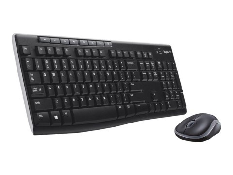 Logitech MK270 | Keyboard and Mouse Set | Wireless | US | Black Logitech MK270 | Keyboard and Mouse Set | Wireless | US | Black