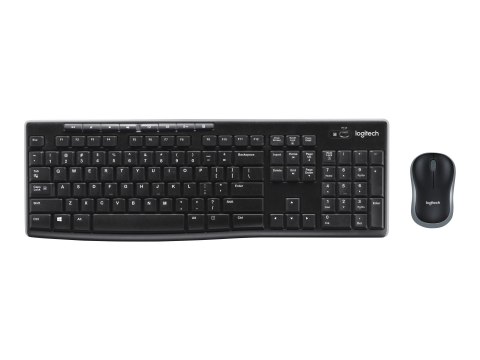 Logitech MK270 | Keyboard and Mouse Set | Wireless | US | Black Logitech MK270 | Keyboard and Mouse Set | Wireless | US | Black