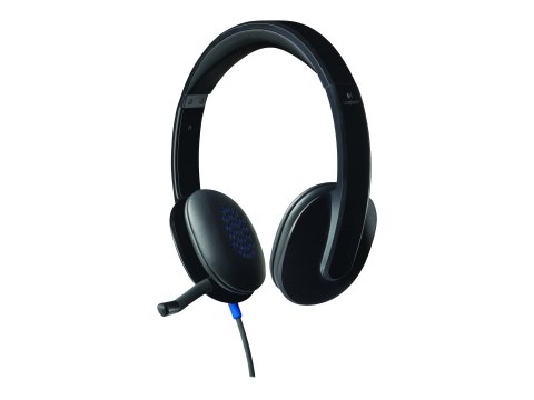 Logitech | Zestaw słuchawkowy | H540 | Nauszny USB Typ-A | Czarny Logitech | Zestaw słuchawkowy | H540 | Nauszny USB Typ-A | Czarny