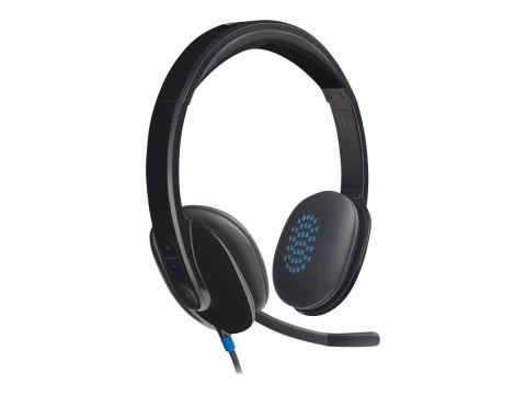 Logitech | Zestaw słuchawkowy | H540 | Nauszny USB Typ-A | Czarny Logitech | Zestaw słuchawkowy | H540 | Nauszny USB Typ-A | Czarny