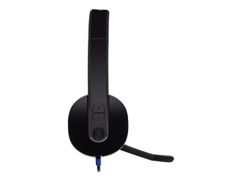 Logitech | Zestaw słuchawkowy | H540 | Nauszny USB Typ-A | Czarny Logitech | Zestaw słuchawkowy | H540 | Nauszny USB Typ-A | Czarny