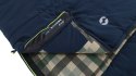 Outwell Camper Lux Sleeping Bag, Left Zipper, Blue