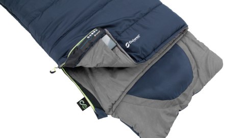 Outwell Contour Junior Sleeping Bag, Left zipper, Deep Blue Outwell Contour Junior Sleeping Bag, Left zipper, Deep Blue
