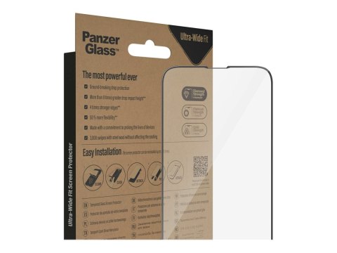 PanzerGlass | Ochraniacz ekranu | Apple | iPhone 14/13/13 Pro | Szkło hartowane | Przezroczysty | Odporny na odciski palców; Dia PanzerGlass | Ochraniacz ekranu | Apple | iPhone 14/13/13 Pro | Szkło hartowane | Przezroczysty | Odporny na odciski palców; Dia