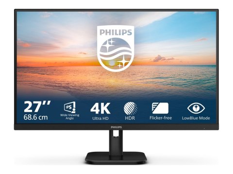 Philips 27E1N1800A/00 | 27 " | IPS | 16:9 | 60 Hz | 4 ms | 3840 x 2160 pixels | 350 cd/m² | HDMI ports quantity 2 | Black Philips 27E1N1800A/00 | 27 " | IPS | 16:9 | 60 Hz | 4 ms | 3840 x 2160 pixels | 350 cd/m² | HDMI ports quantity 2 | Black