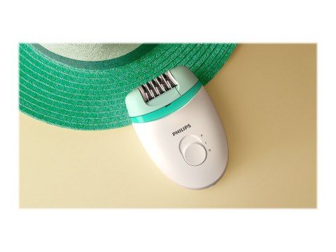 Philips | Epilator | Satinelle Essential BRE245/00 | White/Green Philips | Epilator | Satinelle Essential BRE245/00 | White/Green
