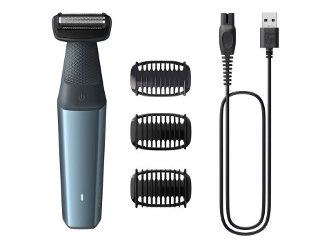 Philips | Hair clipper for body | BG3027/05 | Cordless | Wet & Dry | Number of length steps 3 | Blue/Black Philips | Hair clipper for body | BG3027/05 | Cordless | Wet & Dry | Number of length steps 3 | Blue/Black