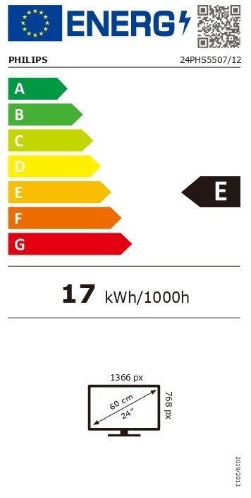 Philips | Telewizor LED HD | 24PHS5507/12 | 24" (60 cm) | HD LED | Czarny Philips | Telewizor LED HD | 24PHS5507/12 | 24" (60 cm) | HD LED | Czarny