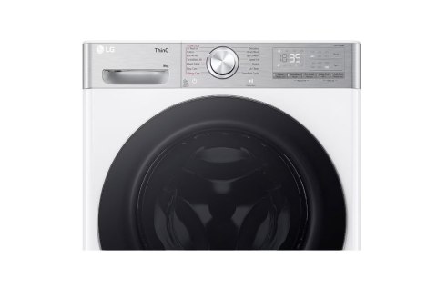 Pralka LG F2WR909P3W | Efektywność energetyczna A-10% | Pojemność 9 kg | Prędkość wirowania 1200 RPM | Klasa A++ | Funkcja pary Pralka LG F2WR909P3W | Efektywność energetyczna A-10% | Pojemność 9 kg | Prędkość wirowania 1200 RPM | Klasa A++ | Funkcja pary