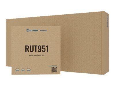Przemysłowy router komórkowy | RUT951 | 802.11n | 10/100 Mbit/s | Porty Ethernet LAN (RJ-45) 4 | Obsługa sieci mesh Nie | MU-MiM Przemysłowy router komórkowy | RUT951 | 802.11n | 10/100 Mbit/s | Porty Ethernet LAN (RJ-45) 4 | Obsługa sieci mesh Nie | MU-MiM
