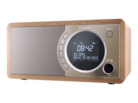 Radio cyfrowe Sharp DR-450(BR), FM/DAB/DAB+, Bluetooth 4.2, funkcja alarmu, brązowy | Sharp | Radio cyfrowe | DR-450(BR) | brązo Radio cyfrowe Sharp DR-450(BR), FM/DAB/DAB+, Bluetooth 4.2, funkcja alarmu, brązowy | Sharp | Radio cyfrowe | DR-450(BR) | brązo