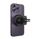 Fixed MagRound wireless charging holder | MagRound | Holder | Apple | iPhone 12 series and higher | Black