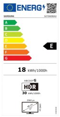 Samsung LS27D600EAUXEN | 27 " | IPS | QHD | 16:9 | 100 Hz | 5 ms | 2560 x 1440 pixels | 350 cd/m² | HDMI ports quantity 1 | Blac