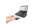 Targus Stand | Chill Mat with 4 USB-A Port Hub - for up to 16-inch Laptops | Black/Grey