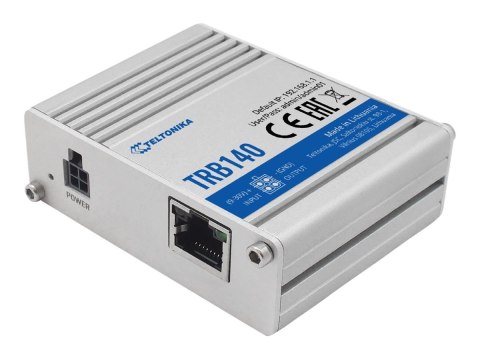 Teltonika TRB140 Router LTE: Brak WiFi, 4G, SIM, port Ethernet, Micro USB | Router LTE | TRB140 | Brak Wi-Fi | 10/100/1000 Mbit/ Teltonika TRB140 Router LTE: Brak WiFi, 4G, SIM, port Ethernet, Micro USB | Router LTE | TRB140 | Brak Wi-Fi | 10/100/1000 Mbit/