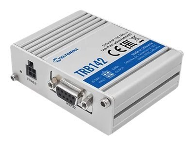 Teltonika TRB142003000 Brama, 2G/3G/4G LTE (Cat 1), wyposażona w RS232 do komunikacji szeregowej | Brama LTE | TRB142 | Brak Wi- Teltonika TRB142003000 Brama, 2G/3G/4G LTE (Cat 1), wyposażona w RS232 do komunikacji szeregowej | Brama LTE | TRB142 | Brak Wi-