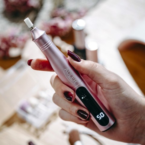 Adler | Electric Nail Drill Set | AD 2181 | Number of power levels 5 | Pink Adler | Electric Nail Drill Set | AD 2181 | Number of power levels 5 | Pink