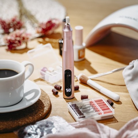 Adler | Electric Nail Drill Set | AD 2181 | Number of power levels 5 | Pink Adler | Electric Nail Drill Set | AD 2181 | Number of power levels 5 | Pink