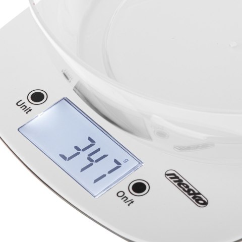 Adler Kitchen Scale with a bowl | MS 3179w | Graduation 1 g | Display type LCD | White Adler Kitchen Scale with a bowl | MS 3179w | Graduation 1 g | Display type LCD | White