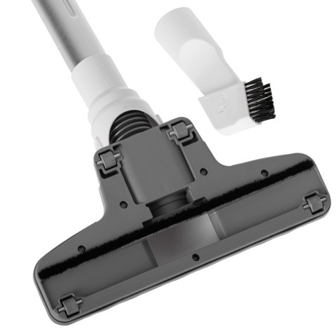 Adler | Vertical Cyclone Vacuum Cleaner | MS 7058 | Corded operating | 400 W | 220-240 V | Operating radius 8.35 m | White Adler | Vertical Cyclone Vacuum Cleaner | MS 7058 | Corded operating | 400 W | 220-240 V | Operating radius 8.35 m | White