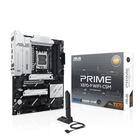 Asus | PRIME X870-P WIFI | Processor family AMD | Processor socket AM5 | DDR5 | Supported hard disk drive interfaces SATA, M.2 | Asus | PRIME X870-P WIFI | Processor family AMD | Processor socket AM5 | DDR5 | Supported hard disk drive interfaces SATA, M.2 |
