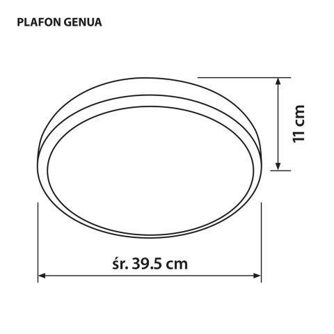 Plafon Activejet AJE-GENUA 3xE27 Plafon Activejet AJE-GENUA 3xE27