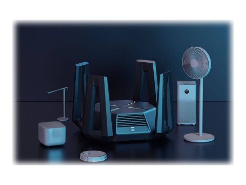 Trójzakresowy router bezprzewodowy Wi-Fi 6 | Mi AX9000 | 802.11ax | 4804+2402+1148 Mbit/s | 10/100/1000/2500 Mbit/s | Porty Ethe Trójzakresowy router bezprzewodowy Wi-Fi 6 | Mi AX9000 | 802.11ax | 4804+2402+1148 Mbit/s | 10/100/1000/2500 Mbit/s | Porty Ethe