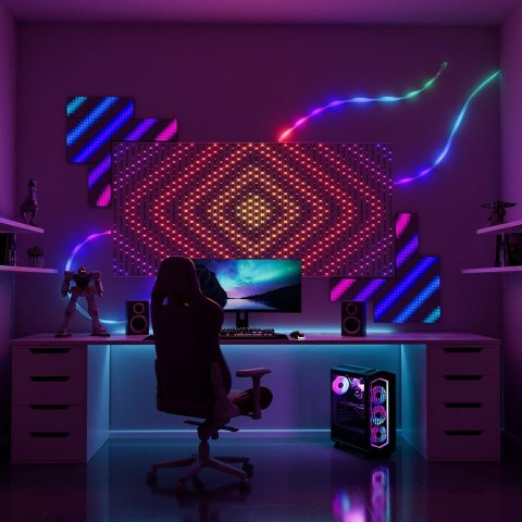Twinkly|Matrix Smart LED Lights 500, 0.5x2.4m|RGB Multicolor Twinkly|Matrix Smart LED Lights 500, 0.5x2.4m|RGB Multicolor