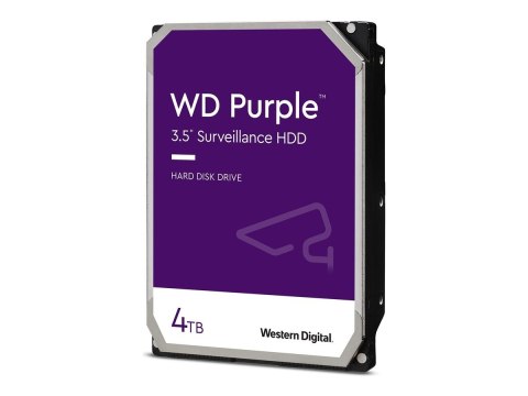 Western Digital Purple Surveillance, 4 TB, 3,5", HDD | Western Digital | Dysk twardy | Digital Purple Surveillance | 4000 GB Western Digital Purple Surveillance, 4 TB, 3,5", HDD | Western Digital | Dysk twardy | Digital Purple Surveillance | 4000 GB
