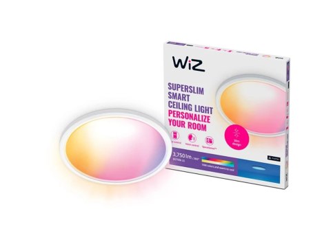 WiZ Smart WiFi SuperSlim Ceiling 32W 545mm RGBW, White Wizarding World WiZ Smart WiFi SuperSlim Ceiling 32W 545mm RGBW, White Wizarding World