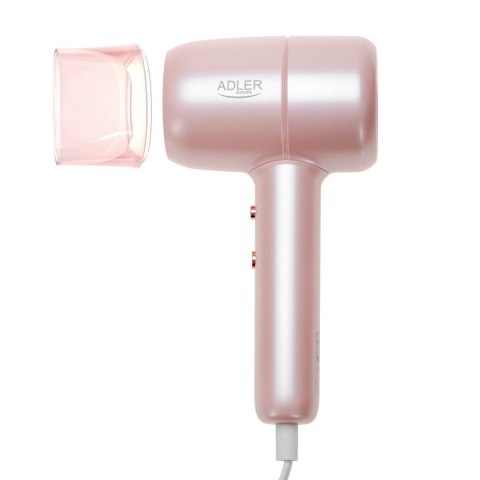 Adler Hair Dryer | AD 2279p | 1800 W | Number of temperature settings 2 | Ionic function | Pink Adler Hair Dryer | AD 2279p | 1800 W | Number of temperature settings 2 | Ionic function | Pink