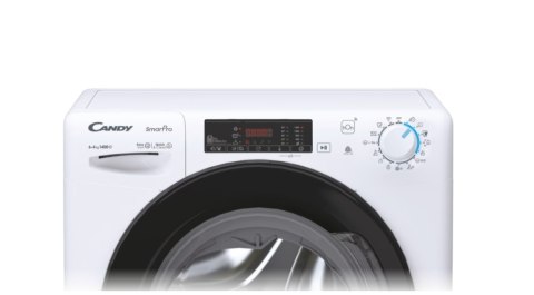 Candy Washing Machine with Dryer | CSHW4645TWB3/1-S | Energy efficiency class C/E | Front loading | Washing capacity 6 kg | 1400 Candy Washing Machine with Dryer | CSHW4645TWB3/1-S | Energy efficiency class C/E | Front loading | Washing capacity 6 kg | 1400