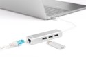 Digitus | 3-portowy koncentrator USB typu C + Gigabit Ethernet