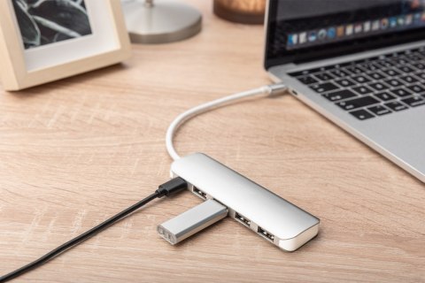 Digitus | Ładowanie | 4-portowy koncentrator USB typu C (USB 3.0) + PD Digitus | Ładowanie | 4-portowy koncentrator USB typu C (USB 3.0) + PD