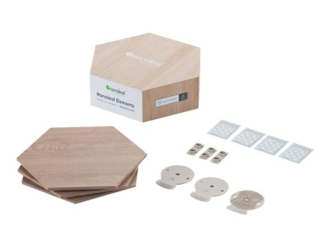 Elementy Paneli Oświetleniowych Nanoleaf w Wykończeniu Drewnianym (dodatkowy pakiet 3 paneli) Nanoleaf | Elementy Paneli Wood Lo Elementy Paneli Oświetleniowych Nanoleaf w Wykończeniu Drewnianym (dodatkowy pakiet 3 paneli) Nanoleaf | Elementy Paneli Wood Lo