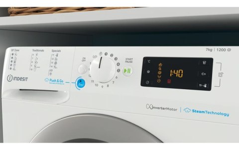 INDESIT | Pralka | BWSE 71295X WSV EU | Klasa efektywności energetycznej B | Ładowana od frontu | Pojemność prania 7 kg | 1200 o INDESIT | Pralka | BWSE 71295X WSV EU | Klasa efektywności energetycznej B | Ładowana od frontu | Pojemność prania 7 kg | 1200 o