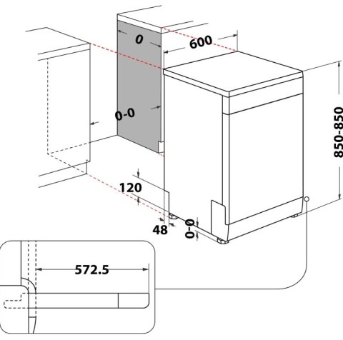 INDESIT | Zmywarka | D2F HD624 AS | Wolnostojąca | Szerokość 60 cm | Liczba kompletów naczyń 14 | Liczba programów 9 | Klasa efe INDESIT | Zmywarka | D2F HD624 AS | Wolnostojąca | Szerokość 60 cm | Liczba kompletów naczyń 14 | Liczba programów 9 | Klasa efe