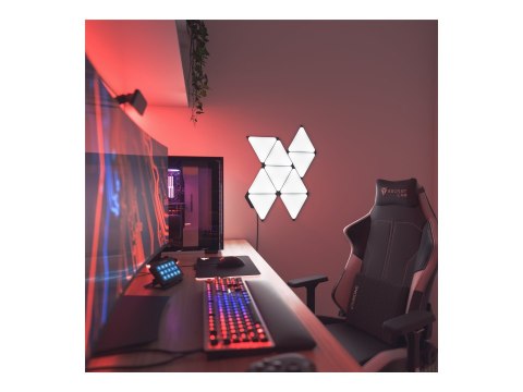 Nanoleaf|Shapes Black Triangles Starter Kit (9 panels)|42 W|WiFi Nanoleaf|Shapes Black Triangles Starter Kit (9 panels)|42 W|WiFi