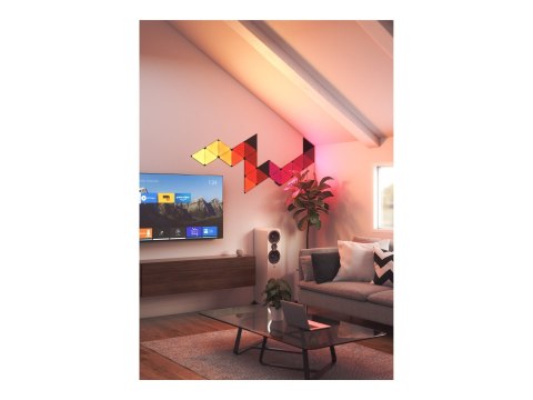 Nanoleaf|Shapes Black Triangles Starter Kit (9 panels)|42 W|WiFi Nanoleaf|Shapes Black Triangles Starter Kit (9 panels)|42 W|WiFi