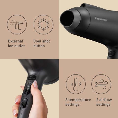 Panasonic Hair Dryer EH-NE85-K825, Black | Panasonic Panasonic Hair Dryer EH-NE85-K825, Black | Panasonic