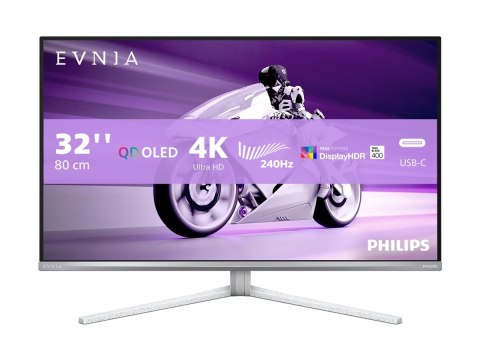 Philips 32M2N8900/00 | 32 " | OLED | 16:9 | 240 Hz | 0.03 ms | 3840 x 2160 pixels | 250 cd/m² | HDMI ports quantity 2 | White Philips 32M2N8900/00 | 32 " | OLED | 16:9 | 240 Hz | 0.03 ms | 3840 x 2160 pixels | 250 cd/m² | HDMI ports quantity 2 | White