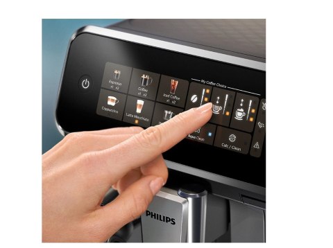 Philips Espresso Coffee Maker | EP3347/90 | Pump pressure 15 bar | Built-in milk frother | Fully automatic | 1500 W | Black Philips Espresso Coffee Maker | EP3347/90 | Pump pressure 15 bar | Built-in milk frother | Fully automatic | 1500 W | Black