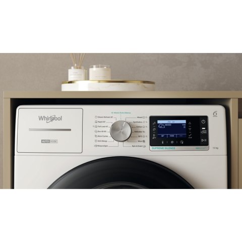 Whirlpool Washing machine | W8 09AD SILENCE EE | Energy efficiency class A | Front loading | Washing capacity 10 kg | 1400 RPM | Whirlpool Washing machine | W8 09AD SILENCE EE | Energy efficiency class A | Front loading | Washing capacity 10 kg | 1400 RPM |